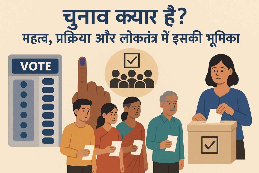 चुनाव क्या है महत्व, प्रक्रिया और लोकतंत्र में इसकी भूमिका